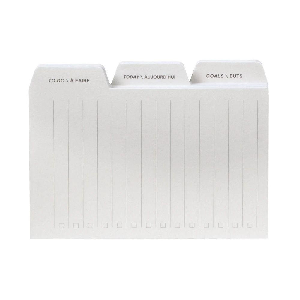 Post-it® Printed Notes, Tab Note Pack, Grey, 3.9 in x 2.9 in (99mm x 73mm)