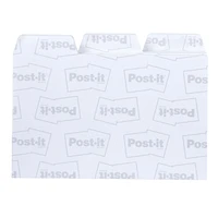 Post-it® Printed Notes, Tab Note Pack, Grey, 3.9 in x 2.9 in (99mm x 73mm)