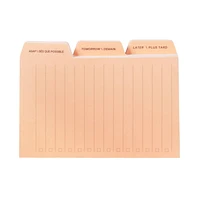 Post-it® Printed Notes, Tab Note Pack, Peach, 3.9 in x 2.9 in (99mm x 73mm)