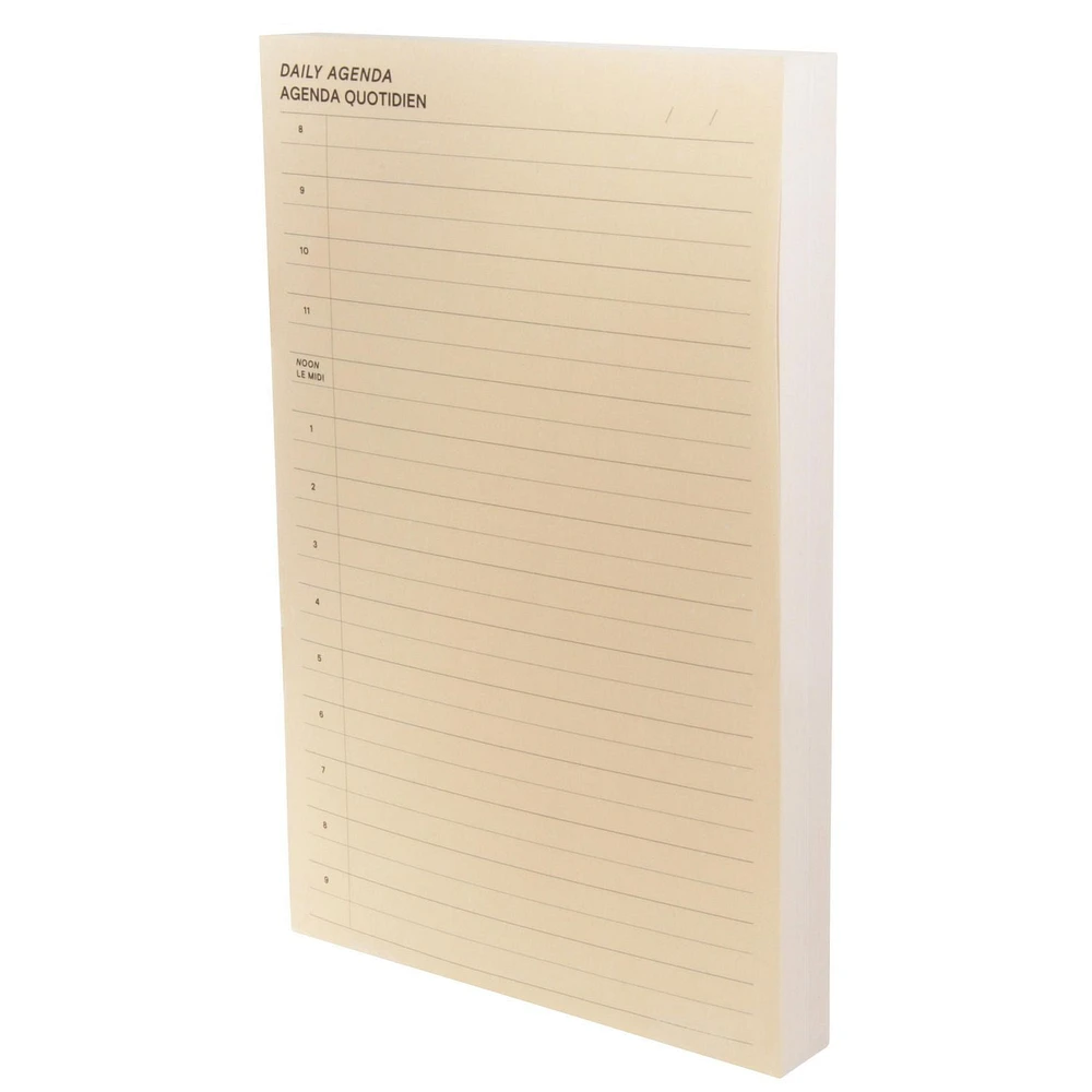 Post-it® Printed Notes, Planner, Daily Peach, 4.9 x 7.7 in (124mm x 195mm)