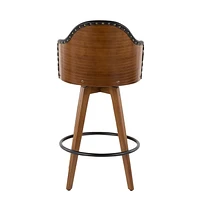 LumiSource Ahoy Mid-Century Modern Barstool