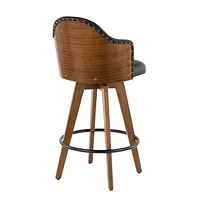 LumiSource Ahoy Mid-Century Modern Barstool