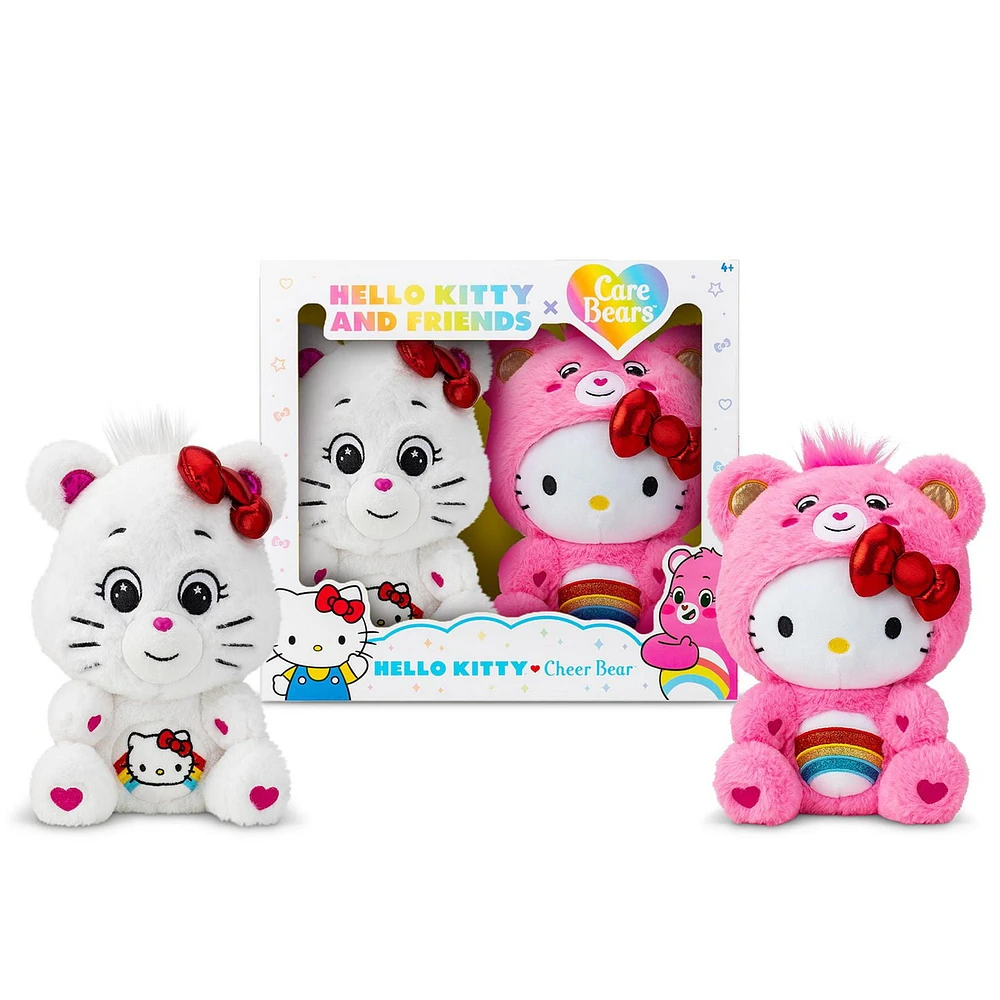 Care Bears Hello Kitty Plush 2-Pack, CB Hello Kitty 2-Pack