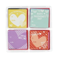 Assorted Valentines Kiddie Cards, 12 count with Envelopes (Hearts Smiley Faces)