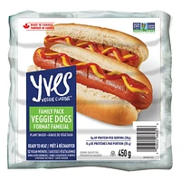 Yves Family Pack Veggie Dogs Wieners, 450 g, Veggie Dogs