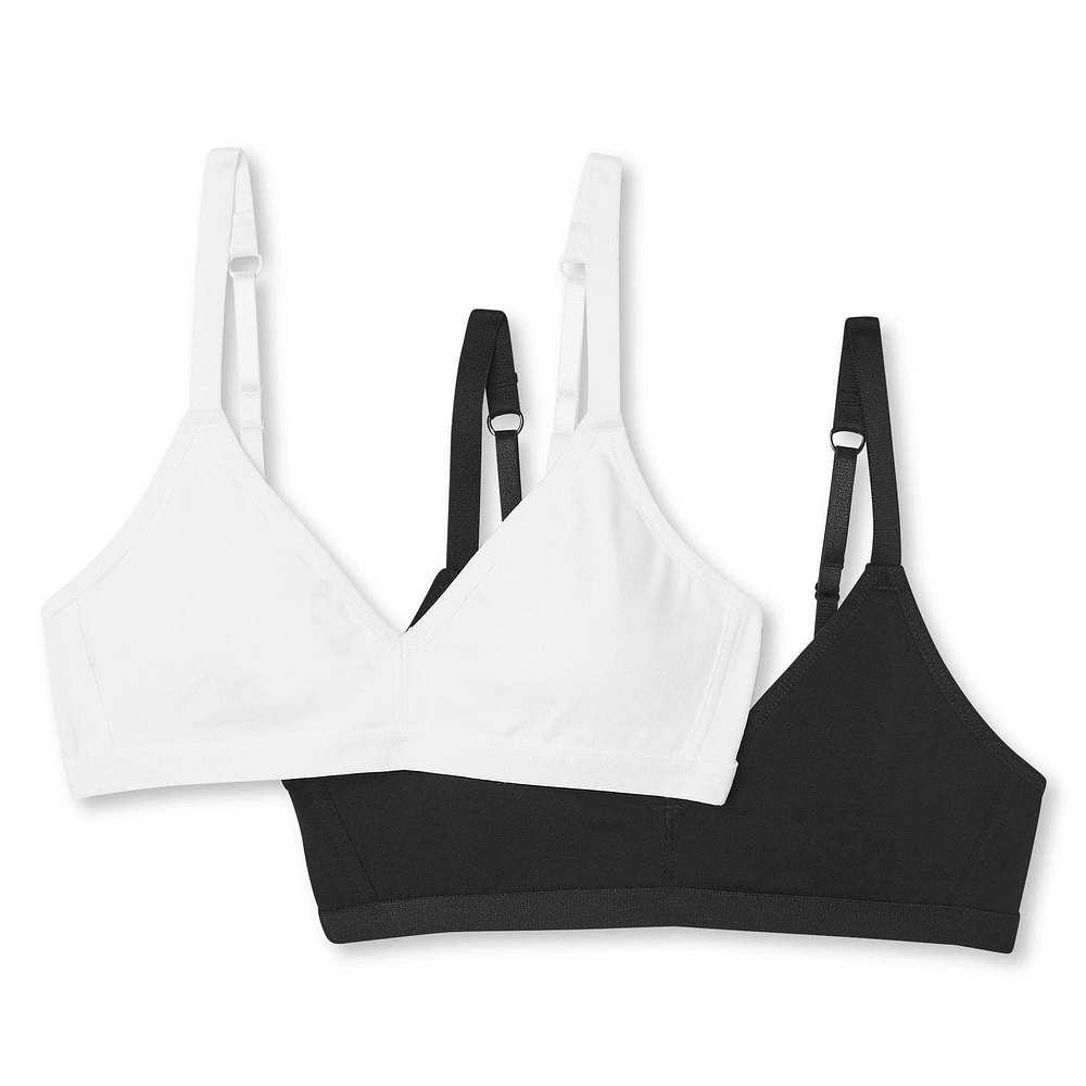 George Girls' Trainer Bras 2-Pack