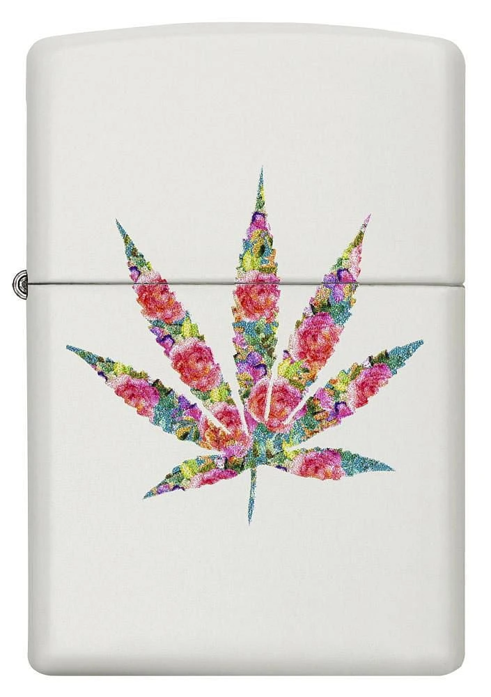 Zippo 214 Floral Leaf Design (29730)