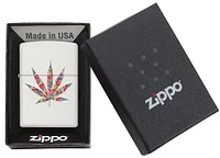 Zippo 214 Floral Leaf Design (29730)