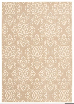 ECARPET Modern Area Rug for Dining Room, Living Room, Bedroom or Den Patty Ivory