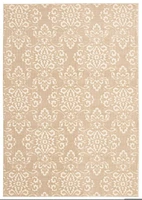 ECARPET Modern Area Rug for Dining Room, Living Room, Bedroom or Den Patty Ivory