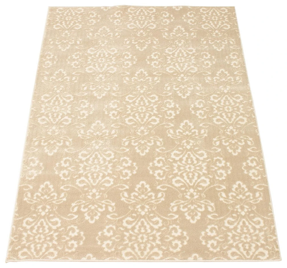 ECARPET Modern Area Rug for Dining Room, Living Room, Bedroom or Den Patty Ivory