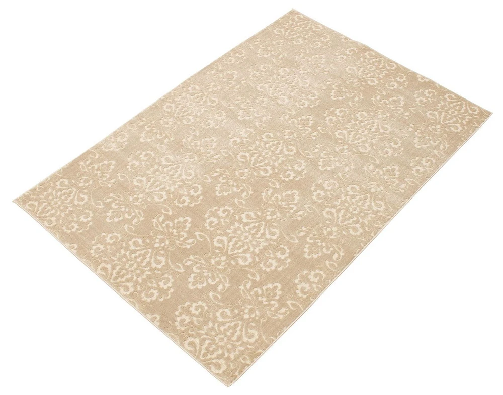 ECARPET Modern Area Rug for Dining Room, Living Room, Bedroom or Den Patty Ivory