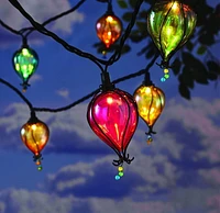 Hometrends Plug-in 10 Count Multicolor Tear Drop String Lights