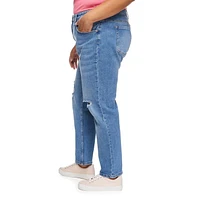 Jean coupe maman No Boundaries pour femmes