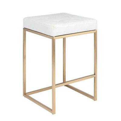 TABOURET DE COMPTOIR NUV DE COULEUR BLANCHE