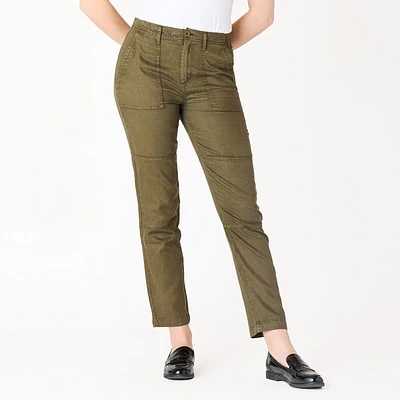 DV Pantalon cargo à taille haute avec poches profondes Pantalon cargo à taille haute