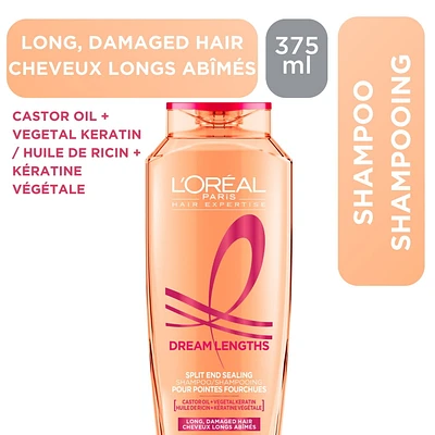 Dream Lengths Shampoing Pointes Fourchues 375 ml Pour Cheveux Longs et Abimés