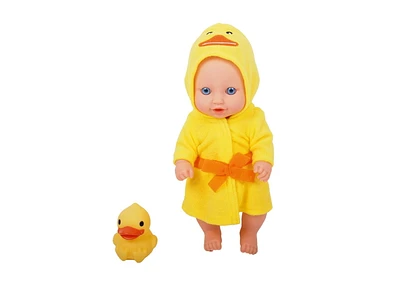 My Sweet Baby Vinyl Baby Doll with Bathrobe (duck)