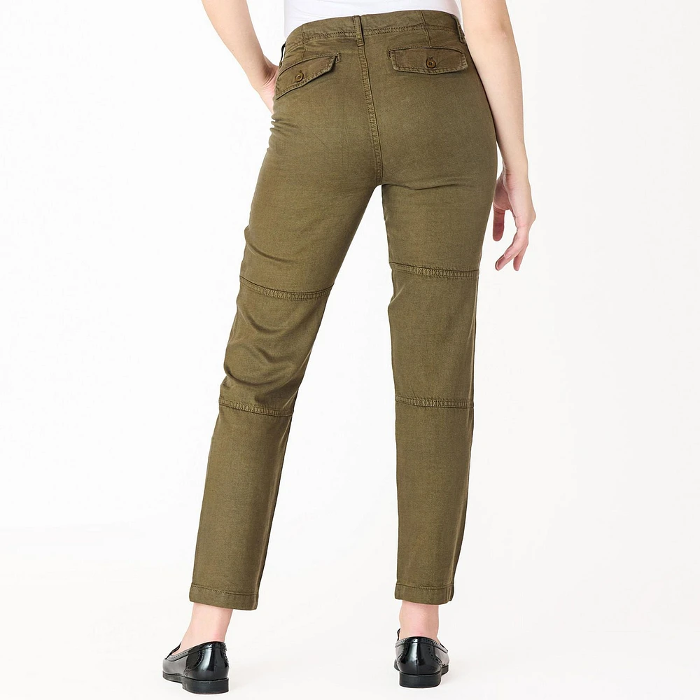 DV High waisted cargo pant with deep pockets, High waisted cargo pant