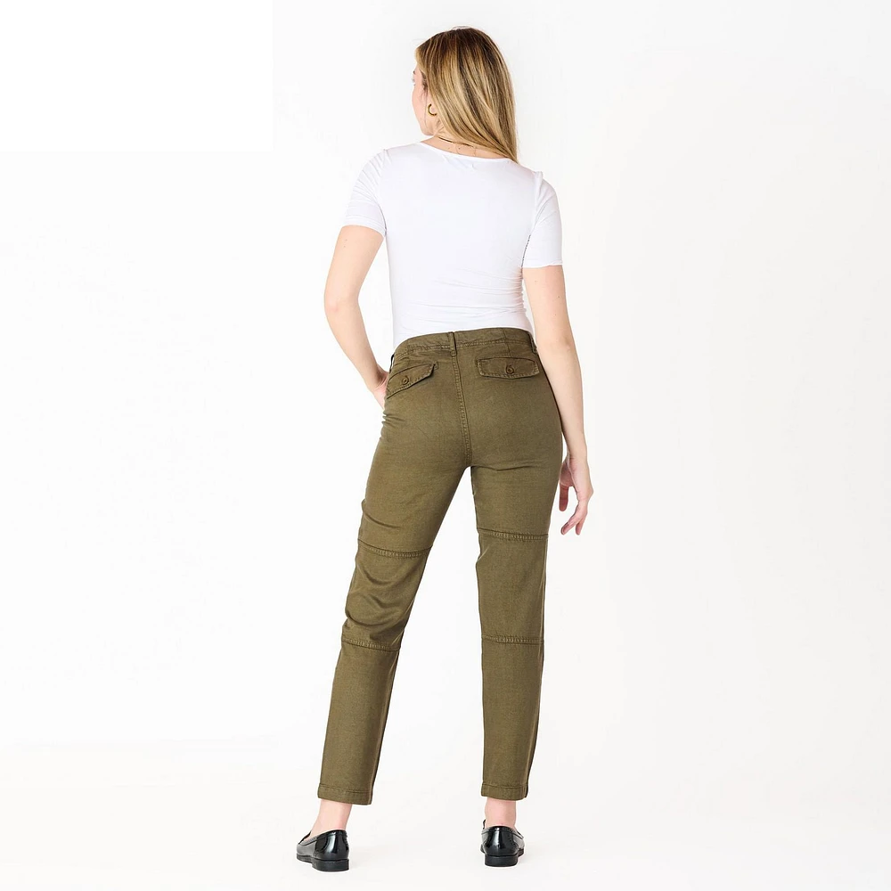 DV High waisted cargo pant with deep pockets, High waisted cargo pant