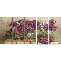 Design Art Bouquet of Pink Peonies Floral Canvas Art Print