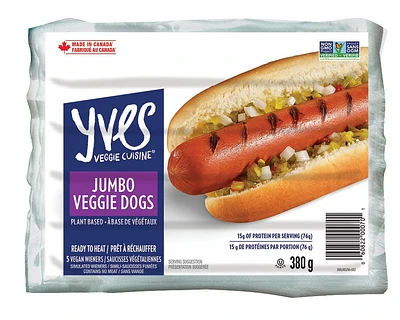 Yves Chien Végétarien Géant 380g, Saucisses végétaliennes