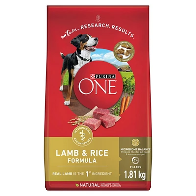 Purina ONE Lamb & Rice Formula, Dry Dog Food 1.81 kg