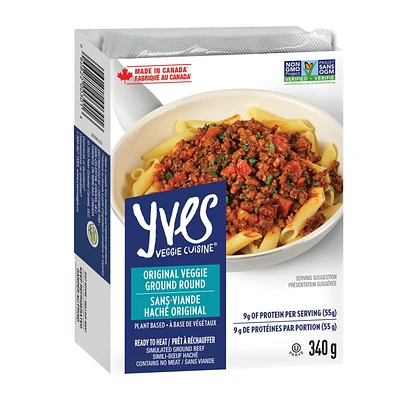 Yves Sans-viande hachée original 340g, Végétalien Viande Haché