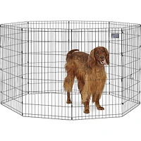 Midwest Black Exercise Pen 42 Inch 8 Panels ( No Door)