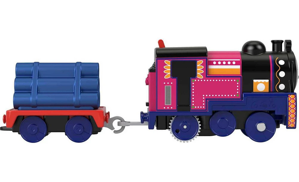 Thomas and Friends Ashima Toy Train, Motorized Engine with Cargo