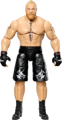 WWE Brock Lesnar Action Figure, 6-inch Collectible Superstar with Articulation & Life-Like Look