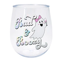 Halloween bad boozy design 16 oz stemless tumbler