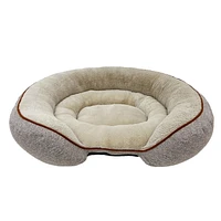 Vibrant Life 38in Large Orthopedic Oval Lounger Dog Bed