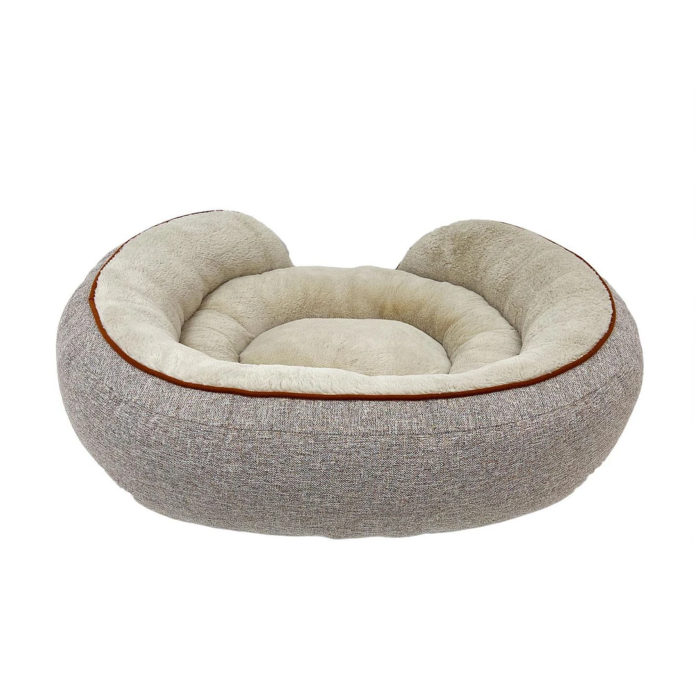 Vibrant Life 38in Large Orthopedic Oval Lounger Dog Bed