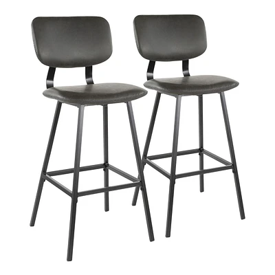 Foundry Contemporary Barstool by LumiSource