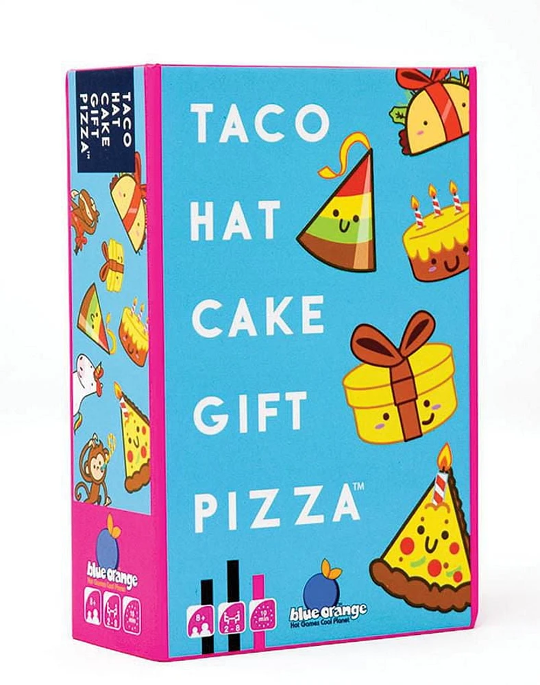 Taco Hat Cake Gift Pizza, A wild game of rowdy quick action