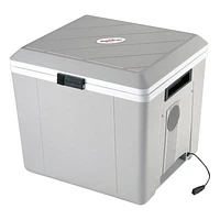 Koolatron 12V Electric Cooler/Warmer, 27L (29 qt) Thermoelectric Car Fridge, Portable Mini Fridge, Gray