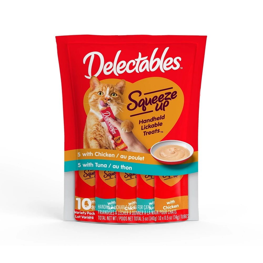 Delectables™ Chicken & Tuna Squeeze Up™ Cat Treat, 10 x 14g (10pk)