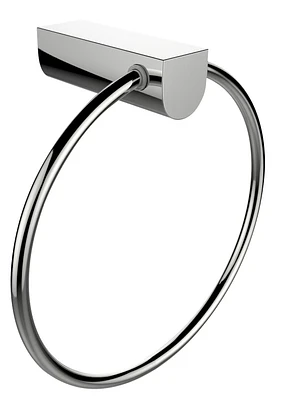 7.09-in. W Round Stainless Steel Towel Ring In Chrome Color AI-3054