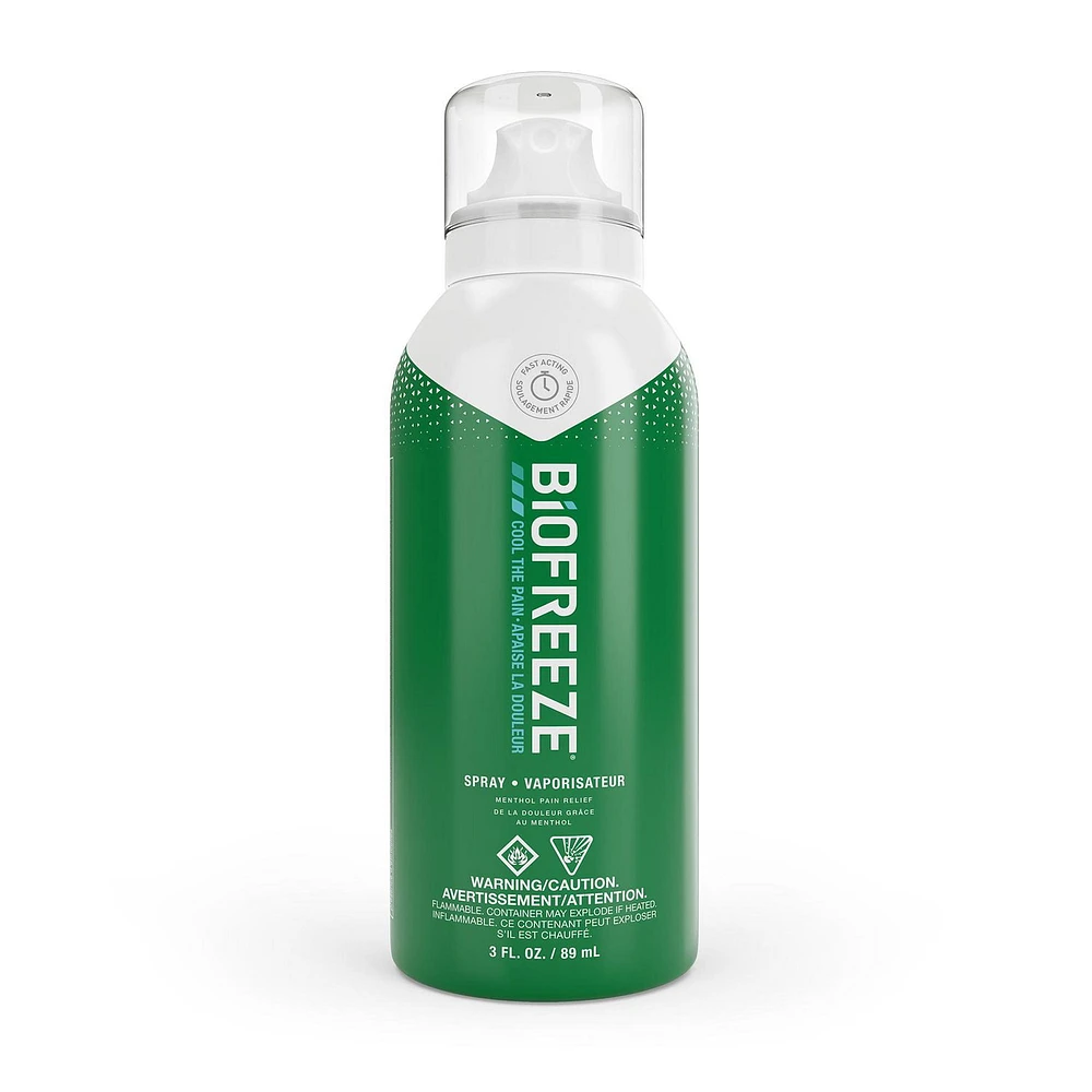 BIOFREEZE SPRAY, FOR ARTHRITIS, BACK PAIN, SORE MUSCLES AND JOINTS