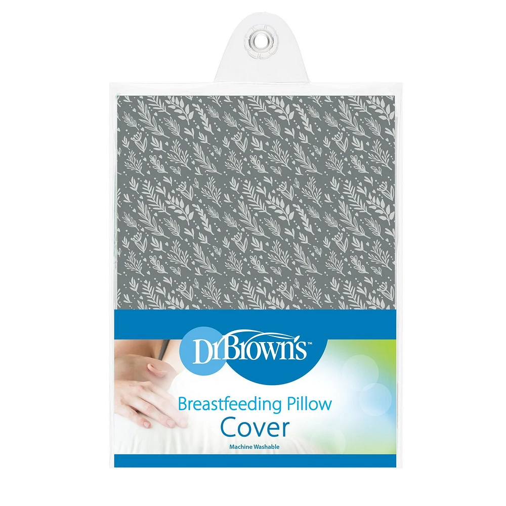Coussin d'allaitement enveloppe de Dr. Brown's, gris