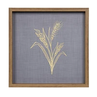 hometrends Leaf Framed Art