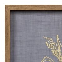 hometrends Leaf Framed Art