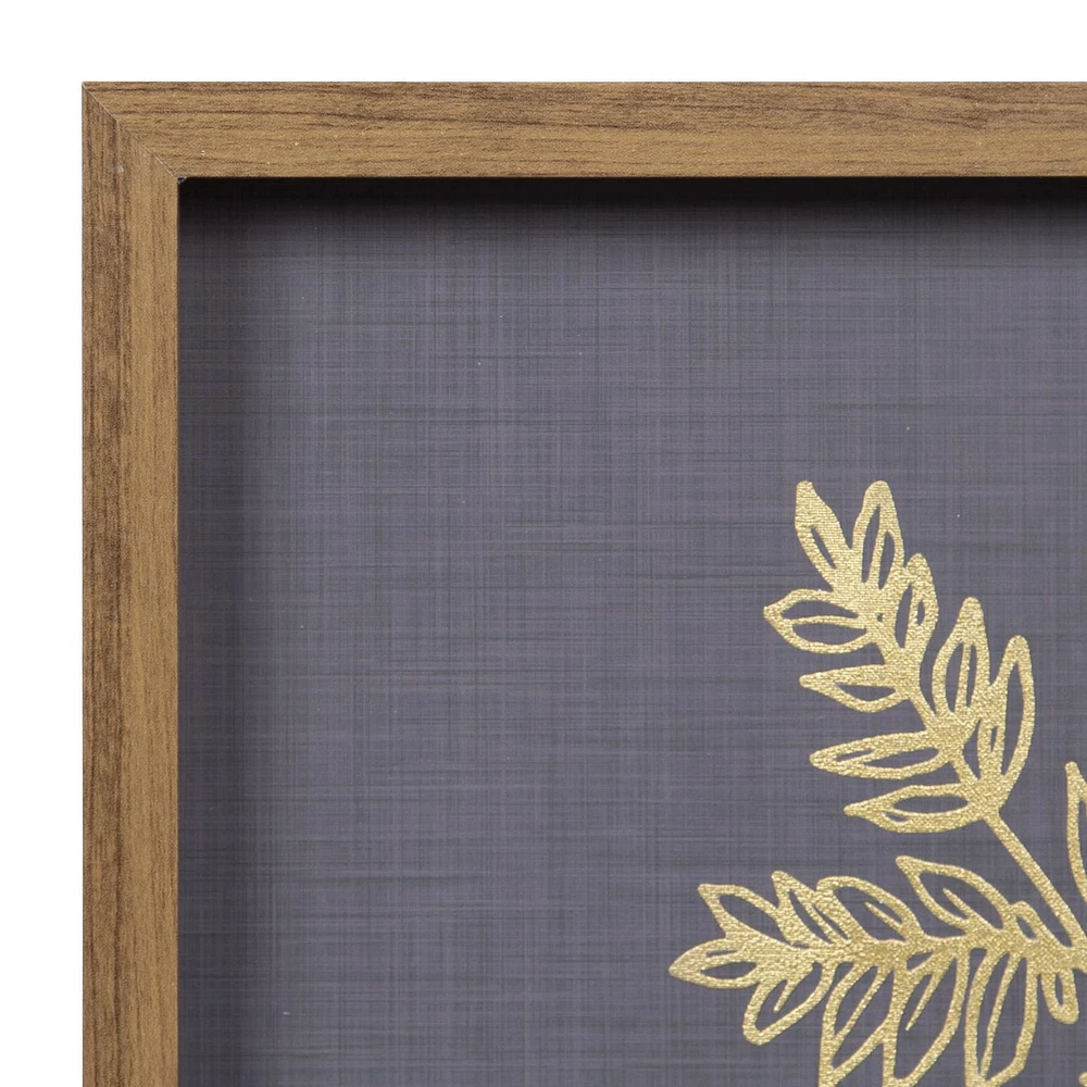 hometrends Leaf 3 Framed Art