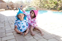 ZOOCCHINI - Baby Toddler UPF50+ Terry Swim Cover-up with Hood