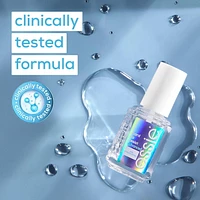 soin fortifiant avancé pour les ongles essie hard to resist advanced, formule végétalienne exempte de 8 ingrédients nocifs avec technologie enrichie de MSM, transparent, 13,5 ml Cette formule teintée transparente renforce les ongles mous et abîmés tout en rendant les ongles visiblement plus sains après 3 jours