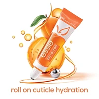 essie nail and cuticle care on a roll apricot roller ball, 13.5 ml, nail & cuticle oil care