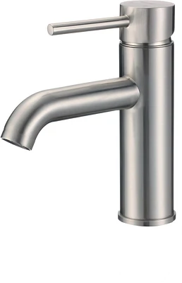 American Imaginations AI-28788 1 Hole CUPC Approved Lead Free Brass Faucet In Brushed Nickel Color