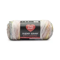 Red Heart® Super Saver® Bitty Stripes™ Yarn, Acrylic #4 Medium, 10oz/283g, 515 Yards