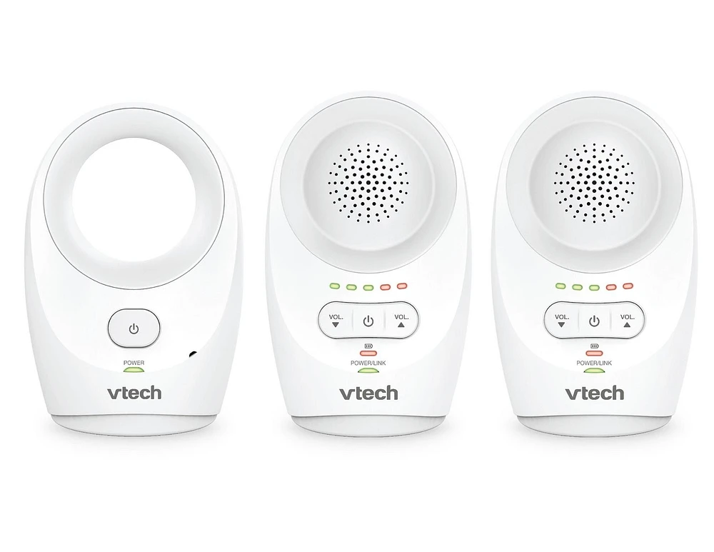VTech DM1111-2, Enhanced Range Digital Audio Baby Monitor, 2 Parent Units, DM1111-2